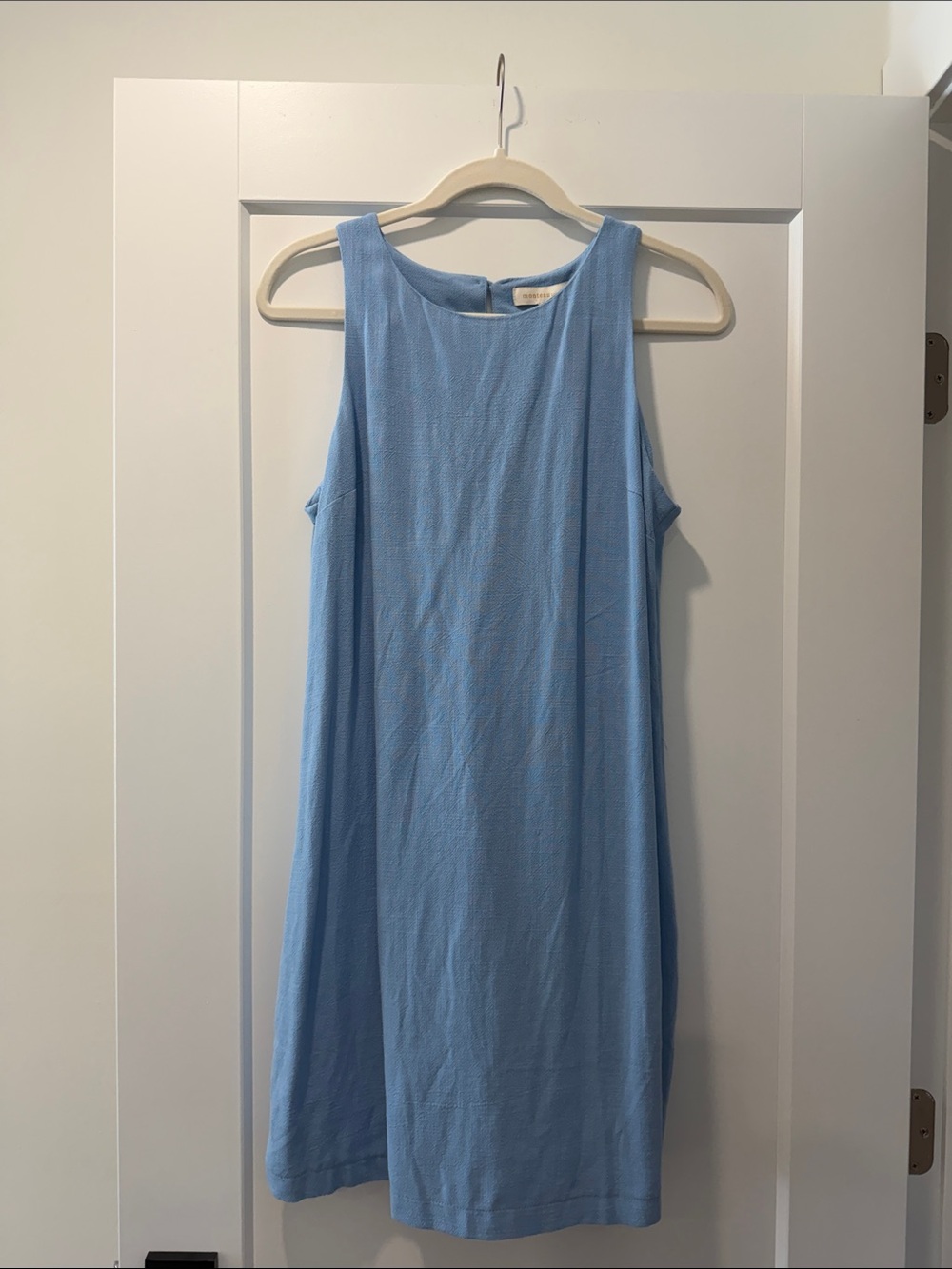 NWT Light Blue Sleeveless Shift Dress